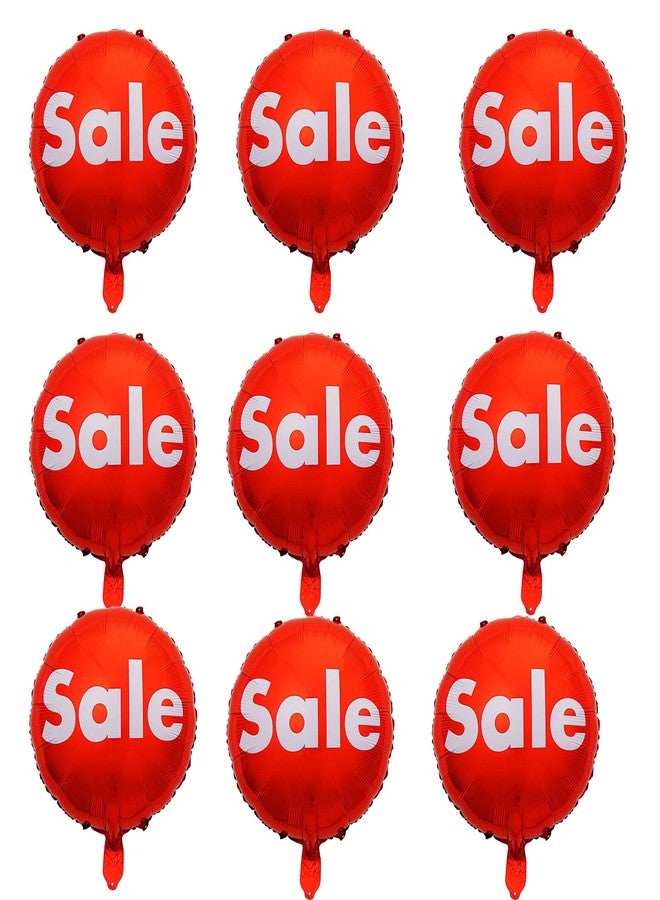 CSTYWC 10PCS Red Sale Foil Balloon 18inch Round Sale Mylar Balloon for Celebrating a store opening - Image 3